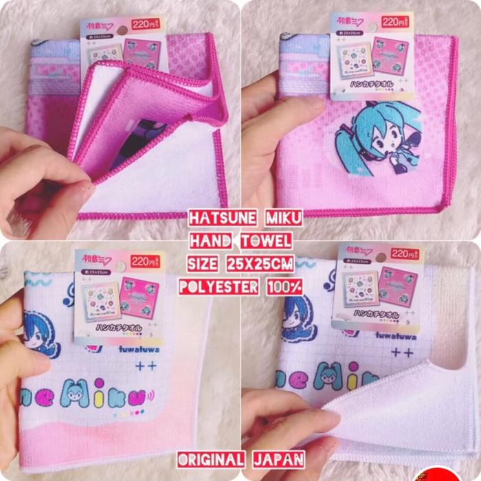 hand towel sapu tangan hatsune miku original japan