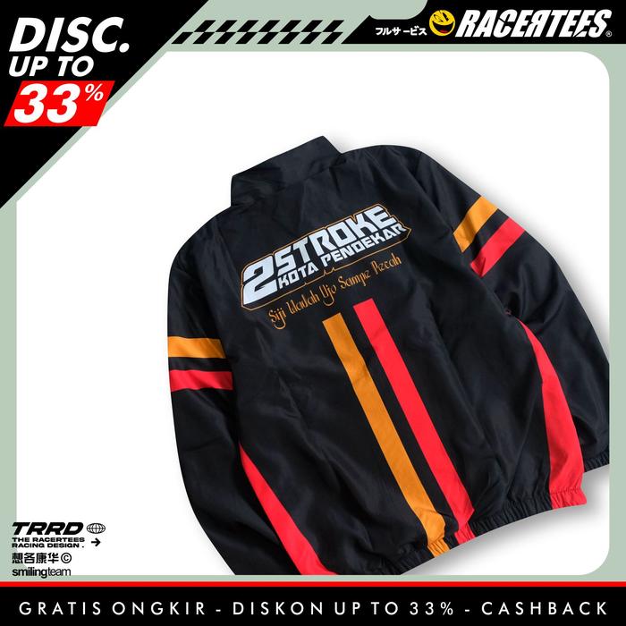 Jaket Tracktop RACERTEES x Two Stroke Kota Pendekar