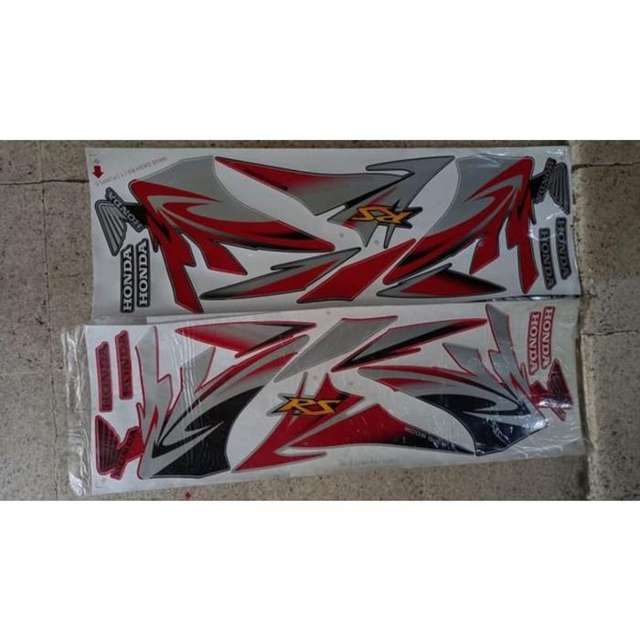 Original Impor Malaysia Honda Blade Wave Dash 110 NOS Striping Stiker FULL Set Bodi Livery Lis Body 