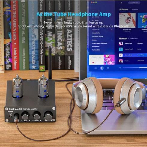Wuzhi Audio Bluetooth 5.0 Amplifier 2.0 2x50W TPA3116D2 - 502H