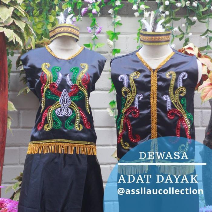 PAKAIAN TRADISIONAL DAYAK//ADAT TRADISIONAL DAYAK//BAJU ADAT DAYAK