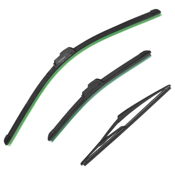 Wiper Front & Rear Wiper Blades Set for Nissan Juke F15 07.2010 -