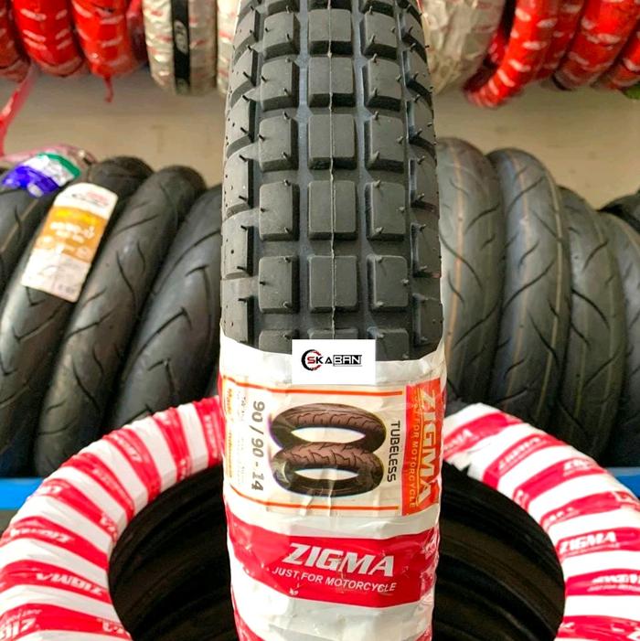 Ban Zigma 90/90-14 Ring 14 Tubeles ban motor 90/90-14 ban motor ring 14 ban 90/90-14 ban zigma 90/90