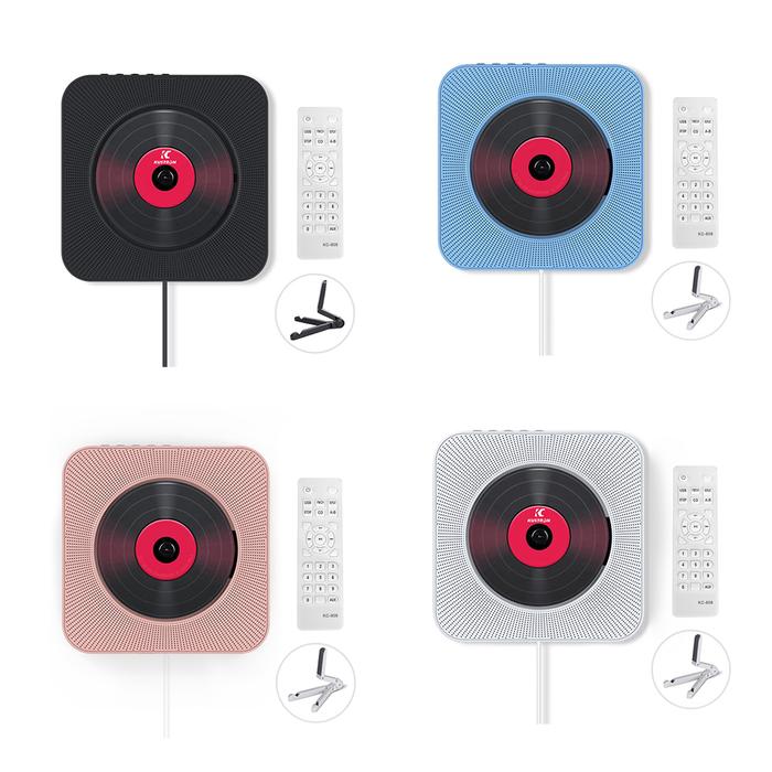 Portable CD Player Speaker Bluetooth-compatible 5.0 Wall Mounted MP3