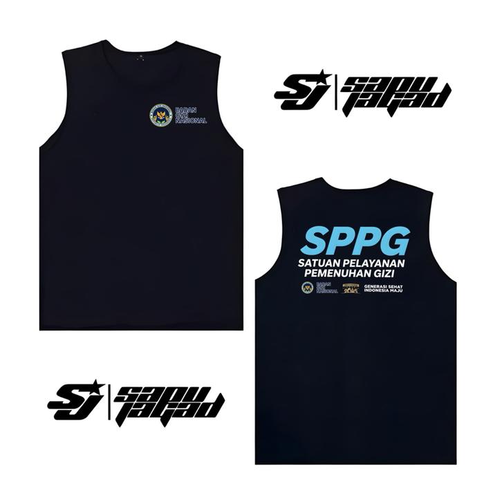 Singlet SPPG Satuan Pelayanan Pemenuhan Gizi SPPG MBG BGN Free Stiker