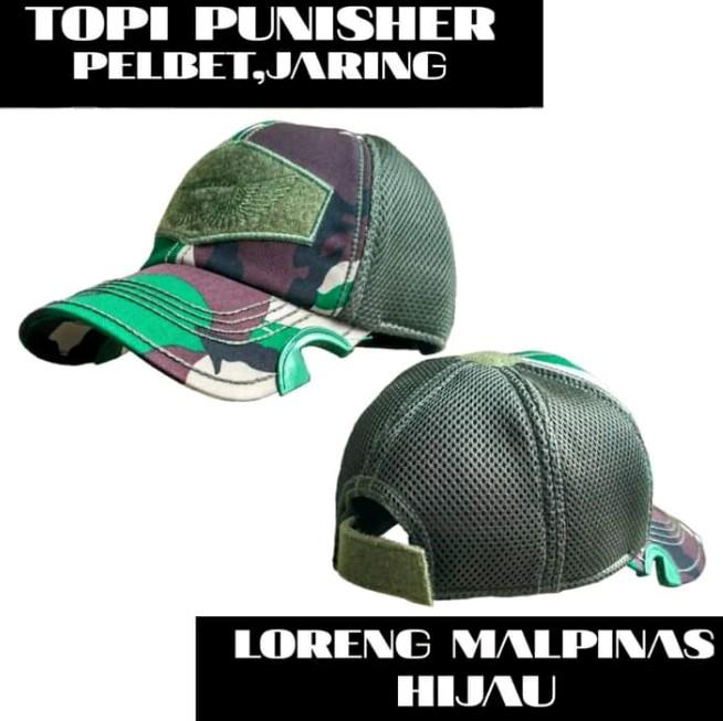 TOPI TNI ARMY PUNISHER ORIGINAL,TOPI TNI AU AL