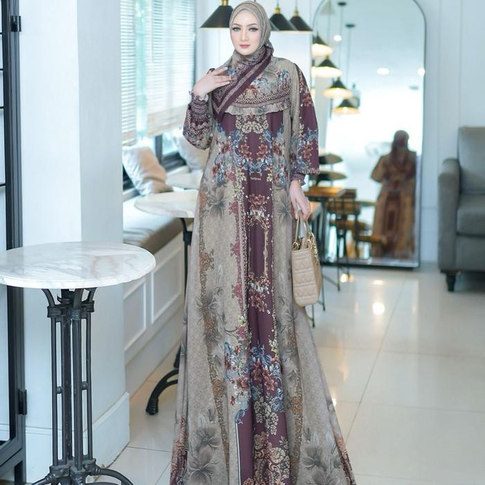 Gamis Syari Terbaru Alesha Series By Nefirna / Gamis Syari Cantik / Gamis Syari Mewah / Gamis Syari 