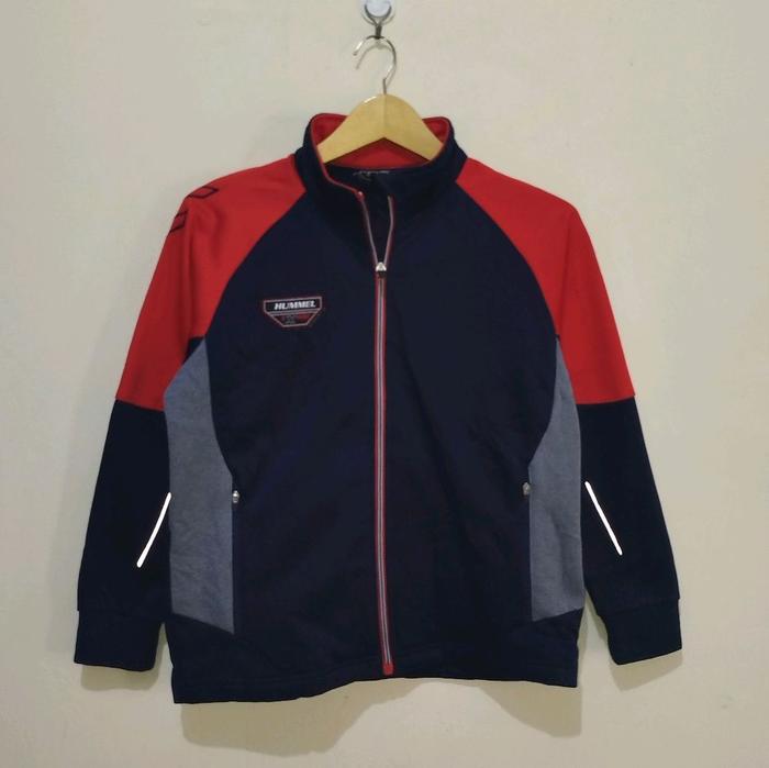 Jaket Tracktop Hummel anak size tag 140(10-12 tahun)