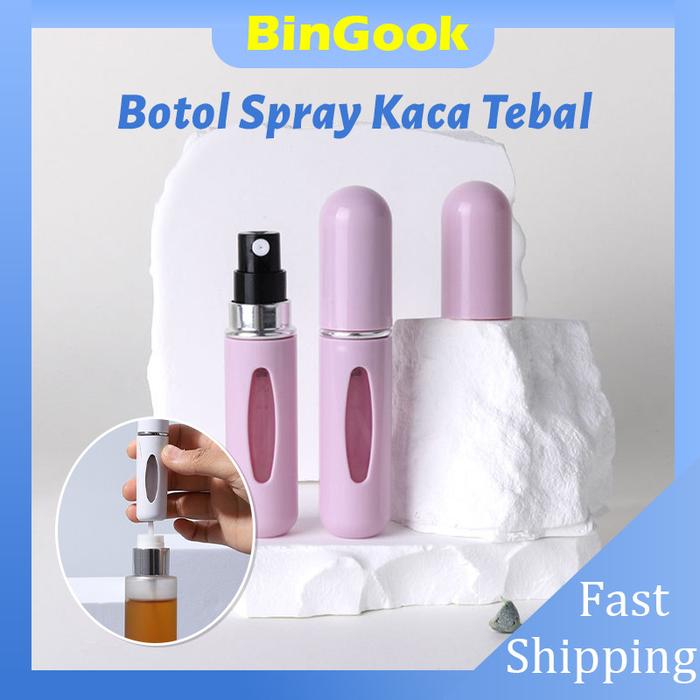 Botol Parfum Refill Mini Portable 5Ml Bottle Spray Travel Size Wadah Tempat Body Spray