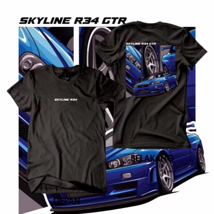 Kaos Mobil Nissan Skyline GTR R31, R32, R34, R35 Kaos Mobil