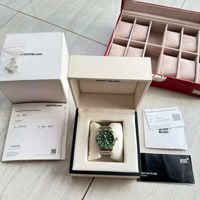 Jam tangan Montblanc iced sea second