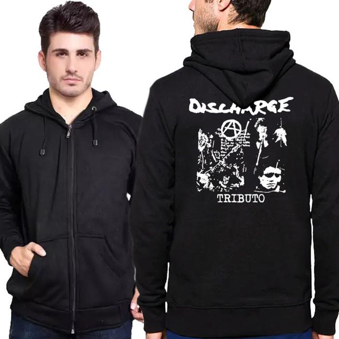 Sweater Discharge Tributo Hoodie Bahan Cotton Fleece | Ritsleting & Jumper | Pullover & Zipper Hoodi