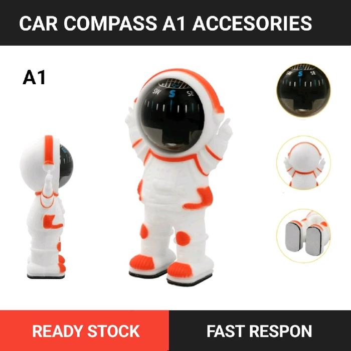 Kompas Mobil A1 Compass Mobil Mini Kompas Kecil Hiasan Mobil Aksesoris
