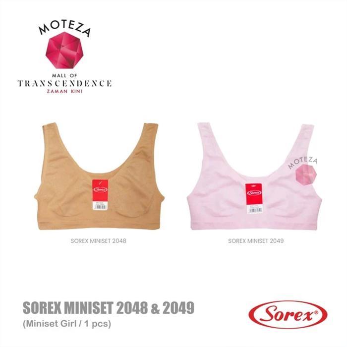 PREMIUM Sorex Miniset Pakaian Dalam / Bra Rajut BH ABG Anak Remaja Dewasa Perempuan  - 2048 ; 2049 P