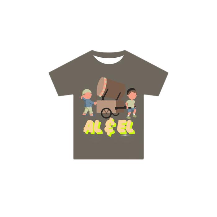 Fashion Kaos Anak Sablon Custom Anak Takbir Keliling Bahan Katun Premium