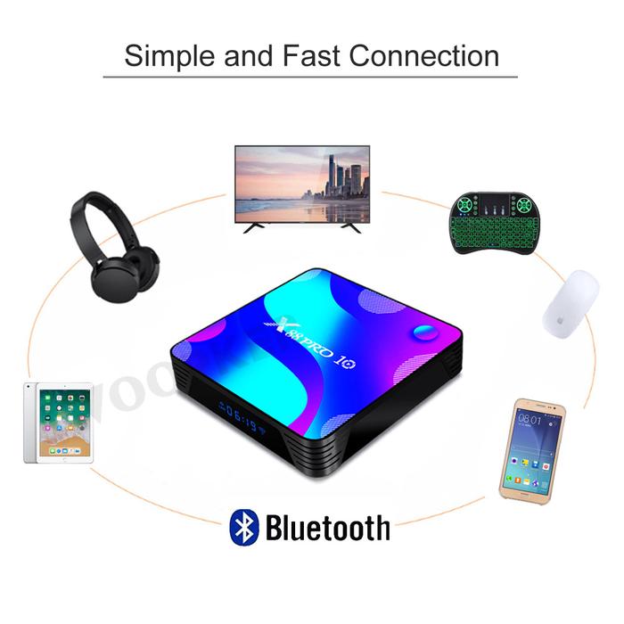 WOOPKER X88 PRO 10 Android 11TV Box PK3318 2.4G/5G BT4.0 Wifi Ganda