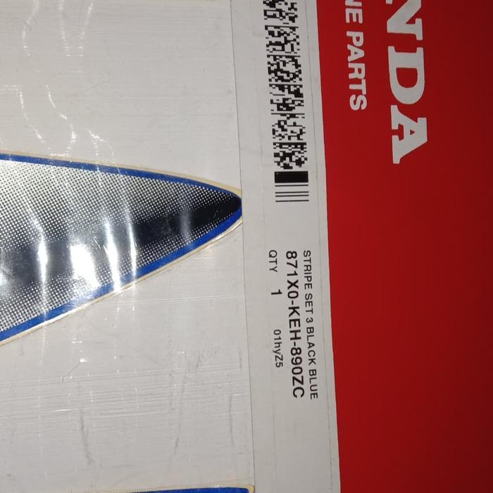 stripe sticker striping set honda megapro lama 2005 cw ori AHM OSEAN