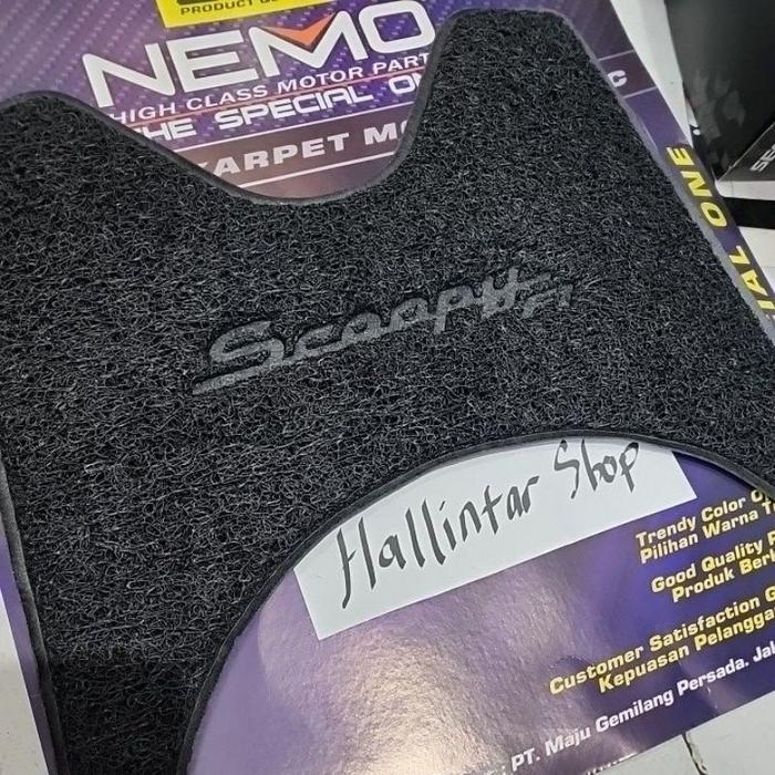 KARPET MOTOR HONDA SCOOPY FI TAHUN 2013-2019 MEREK NEMO GMA ORIGINAL 100%