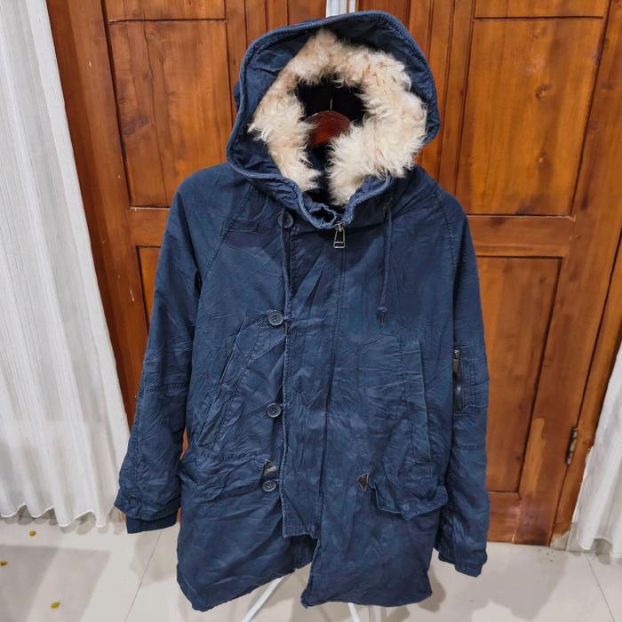 jaket military n3b reproduction us air force kai aakmann ada inner warna dark navy
