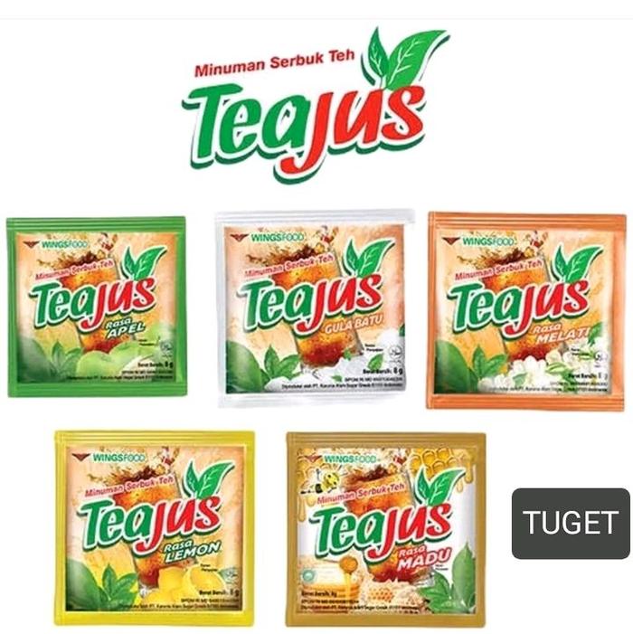 TEAJUS ALL VARIAN RASA ( 1 renceng isi 10)