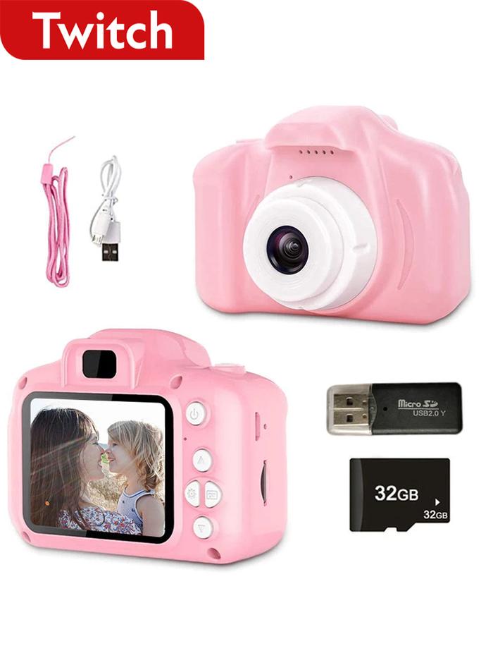 Twitch Children's Camera Waterproof 1080P HD Screen Camera Video Toy