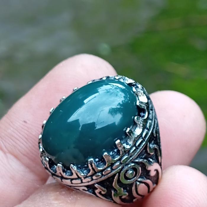 Batu Hijau Botol/Batu Ijo Garut/Batu Garut/Batu Cincin