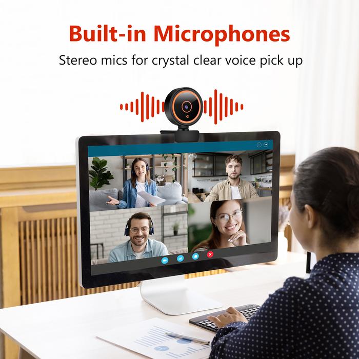 1080P Webcam Web Cam Webcan 1080P Webcam With Microphone Autofocus