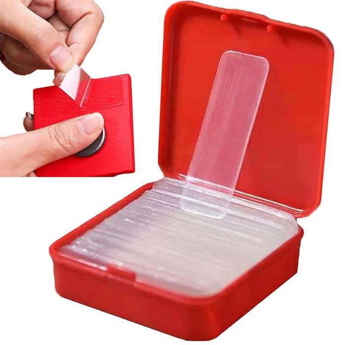 Reusable Double Sided Tape Adhesive Transparent Pvc Tape Wall Stickers Waterproof Nano Clear Double 
