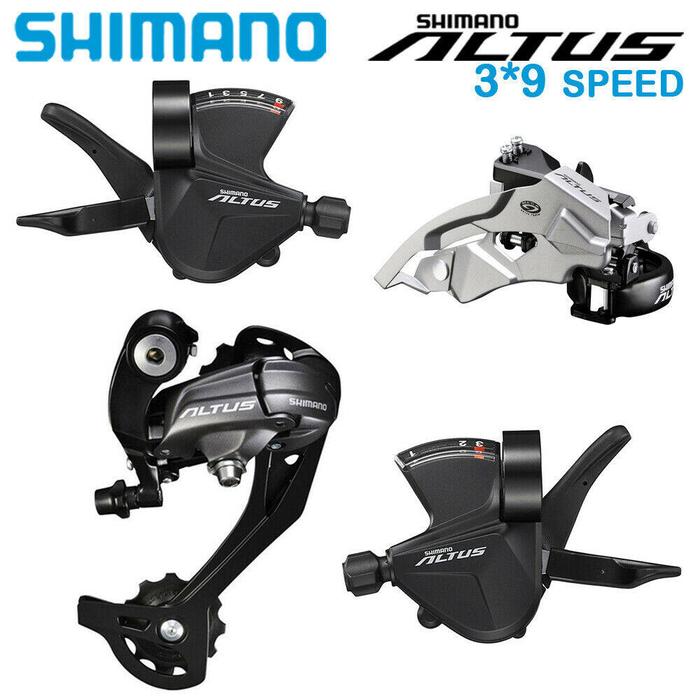 Shimano ALTUS Groupset SL M2010 Shifter, Set Komponen Sepeda Depan
