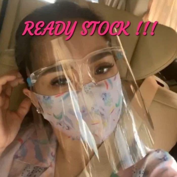 Face Shield Nagita Raffi jokowi Kacamata FaceShield Mask