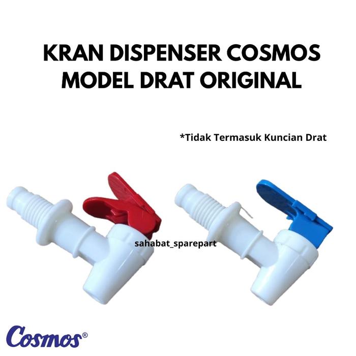 Kran Dispenser Cosmos Merah & Biru Original
