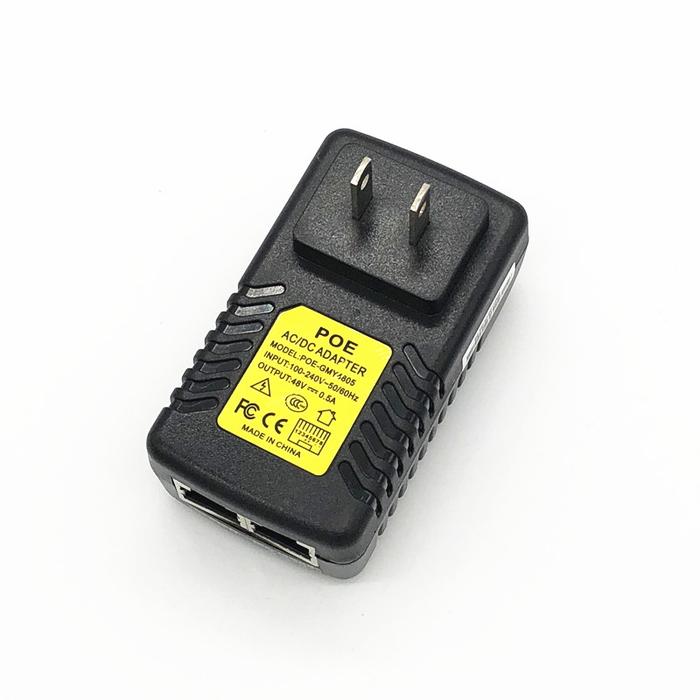PoE Power Supply 12V 24V 48V 0.5A 1A 24W POE Injector Ethernet AC/DC