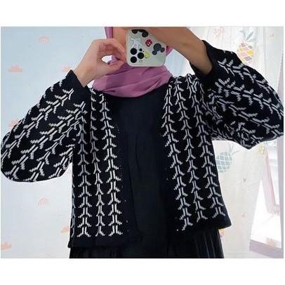BRB - EDREA CROP CARDY / ATASAN BAJU RAJUT WANITA / CARDIGAN WANITA