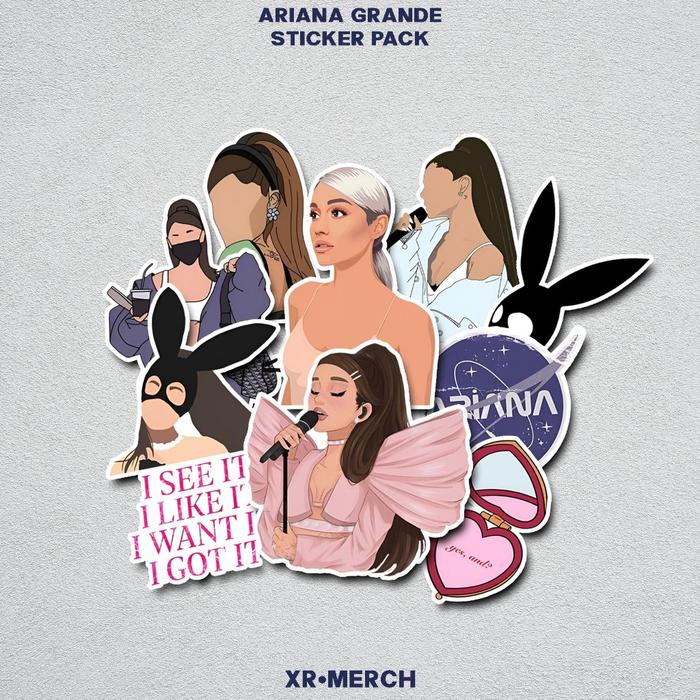 Sticker Aesthetic Ariana Grande Waterproof Anti Air | Stiker Laptop Casing HP Helm Gitar Tumbler
