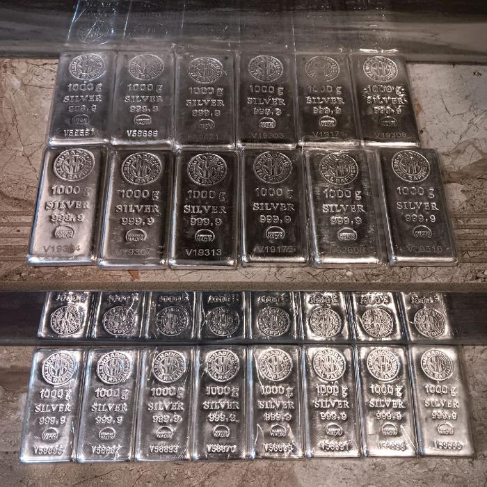 silver perak logam mulia 999,9 nadir 1000g
