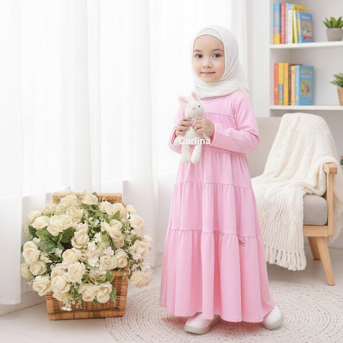 Gamis Anak Perempuan Disnyy Princess Dress Maxy Carlina