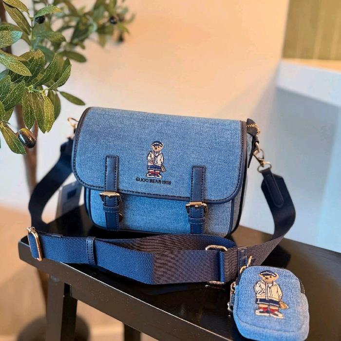 TTWN Bear Bangkok - GU1481 - Tas Sling Wanita TTWN - BEAR - Tas Sling TTWN