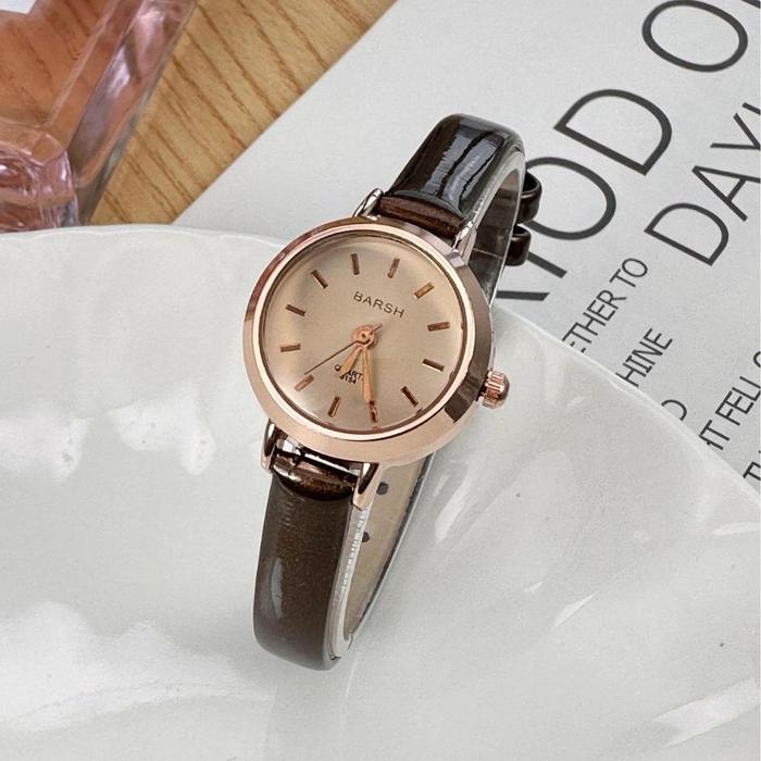 ULZZANG - Jam Tangan Barsh Model Polos Gaya Vintage Ulzzang Style Watches