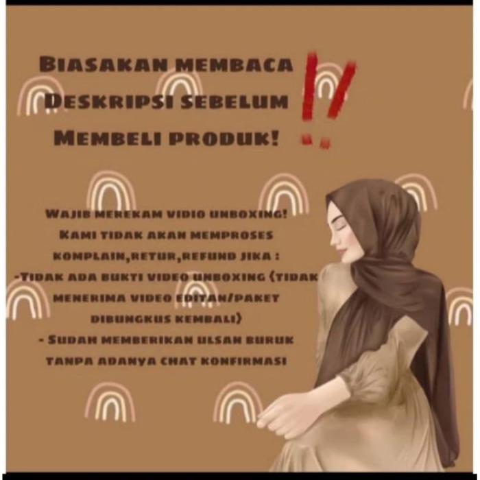 terlaris bergo smock( kerut leher)