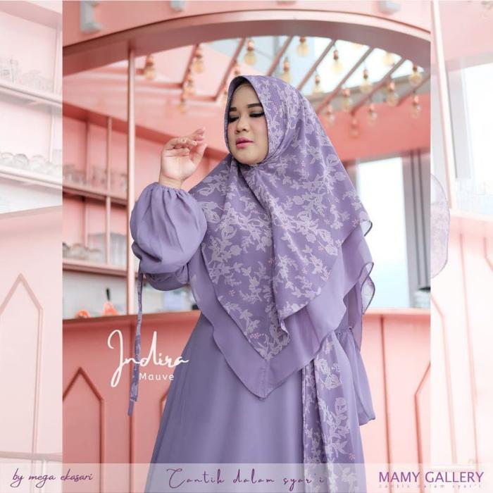 RA_ INDIRA SYAR I / GAMIS SET HIJAB / GAMIS PREMIUM / SYAR I BRANDED / SYAR I