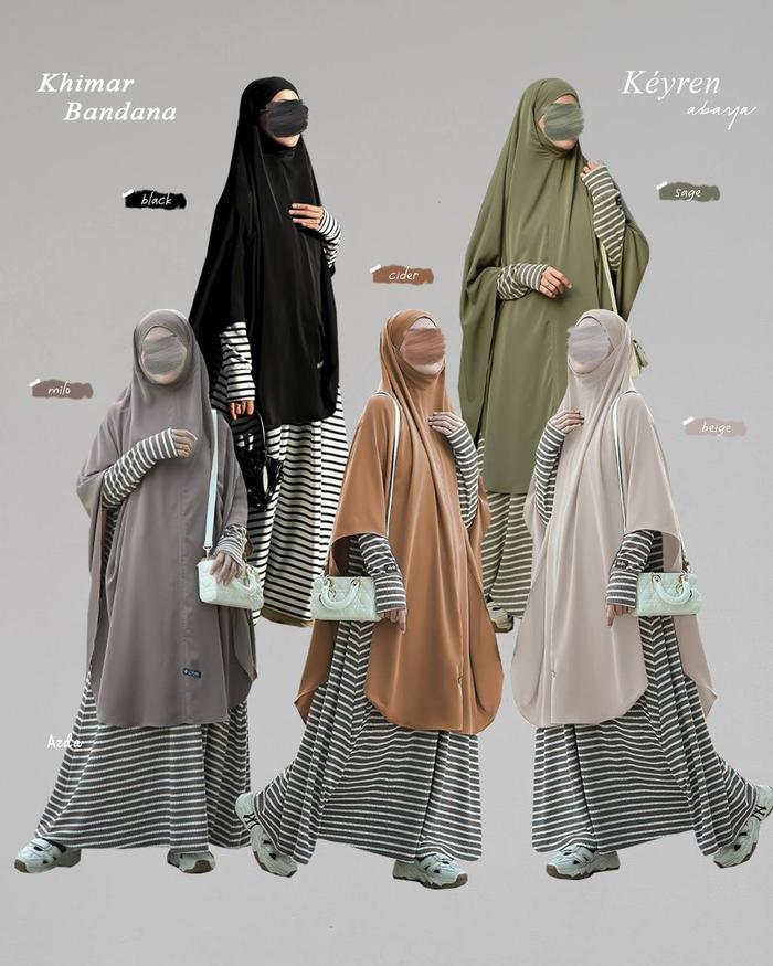 Khimar Keyren by Azda Khimar Jilbab Hijab Syari