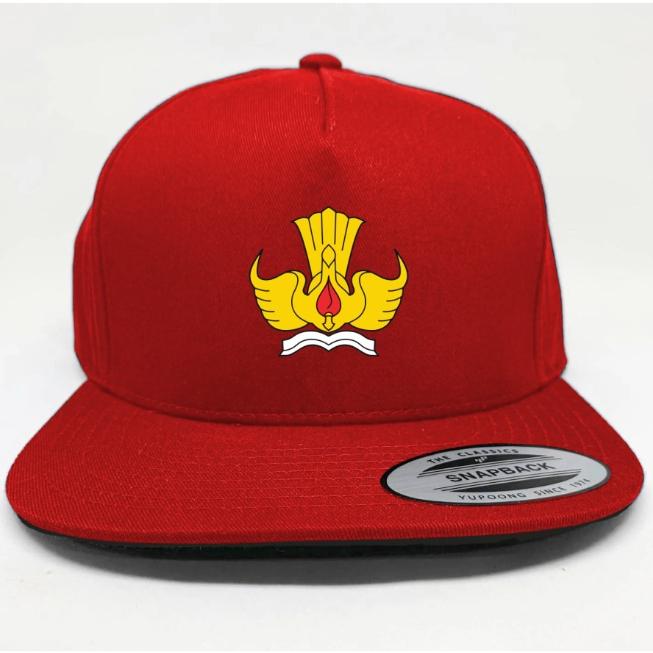Topi Snapback Hat Cap Distro SD SMP SMA sekolah dasar menengah pertama atas polos custom indonesia p