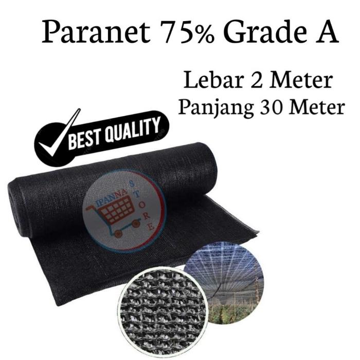 Paranet 75% Lebar 2 Meter x Panjang 30 Meter