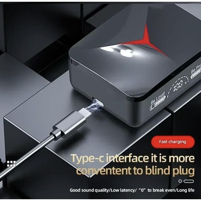 SMARTCOM ~ Earphone TWS M90 PRO Earphone Bluetooth Gaming Wireless Headphones With MIC Super Bass