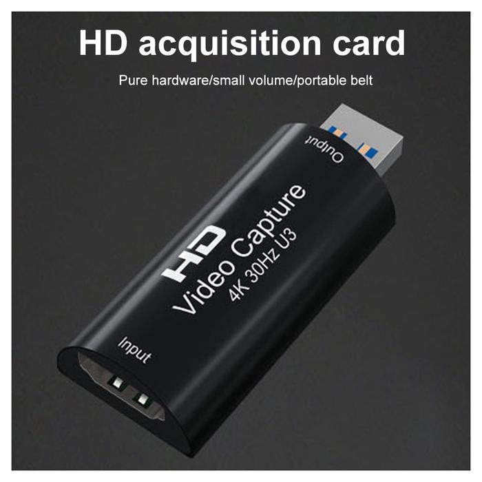 4K 30Hz Audio Video Capture Card HDMI-compatible USB3.0 Video Capture
