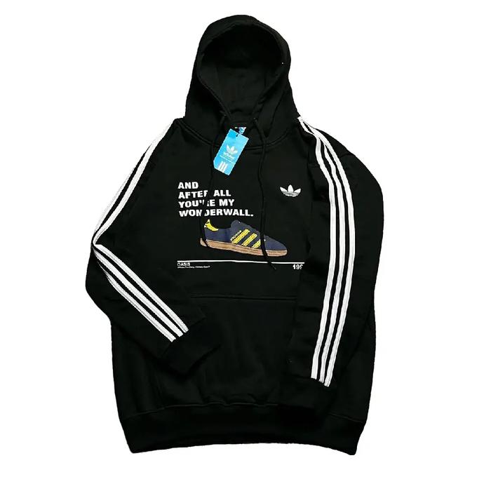Hoodie Jumper Adidas Trefoil X Oasis Full Tag Label Original
