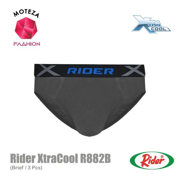 Rider Xtracool R882B R 882 B Celana Dalam Cd Pria Mini Bri - 1 Box Isi 3 Pcs