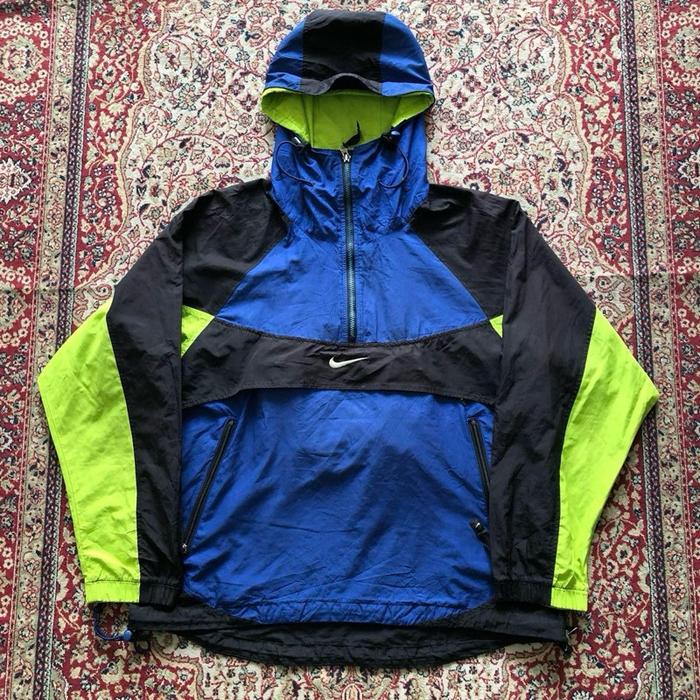 Jaket Vintage Nike  ACG anorak packable  jacket vintage nike center logo i510