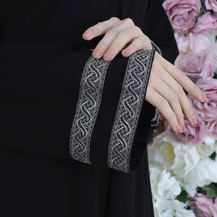 Gamis Terbaru Abaya Hitam Jetblack Athifah BUSUI Turkey Polos Simple Dress Muslim Wanita Ymdefashion
