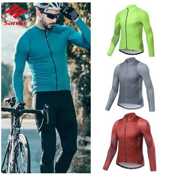 Baju Jersey Sepeda Santic Tangan Panjang - California - Wm8C01100